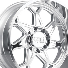 CALI OFF-ROAD SEVENFOLD 20X10 8-170 130.8 Hub -25 Offset Silver Wheel Rim