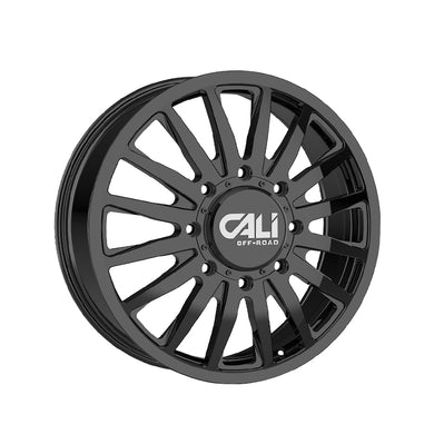 CALI OFF-ROAD SUMMIT DUALLY 20X8.25 8-200 142 Hub -232 Offset Black Wheel Rim