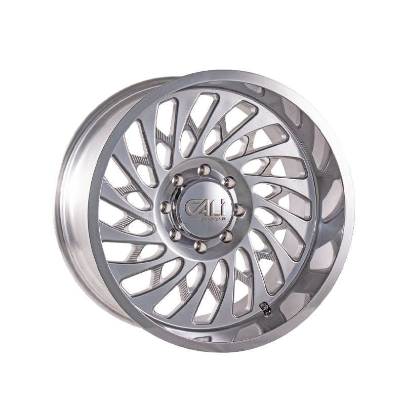 CALI OFF-ROAD SWITCHBACK 20X12 6-135 87.1 Hub -51 Offset Silver Wheel Rim