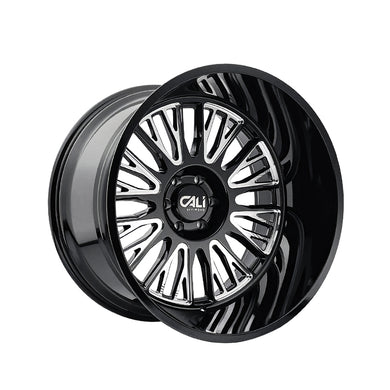 CALI OFF-ROAD VERTEX 22X12 8-165.1 125.2 Hub -44 Offset Black Wheel Rim