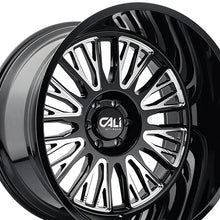CALI OFF-ROAD VERTEX 24X14 6-135 87.1 Hub -76 Offset Black Wheel Rim