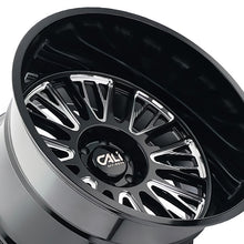 CALI OFF-ROAD VERTEX 24X14 8-170 125.2 Hub -76 Offset Black Wheel Rim