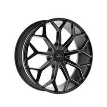 Cavallo CLV-22 Gloss Black & Milled 20X8.5 5x108/5x114.3 74.1 Hub 35 Offset Black Wheel Rim