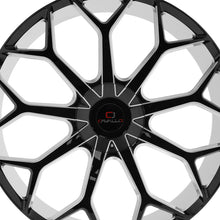 Cavallo CLV-22 Gloss Black & Milled 20X8.5 5x108/5x114.3 74.1 Hub 35 Offset Black Wheel Rim