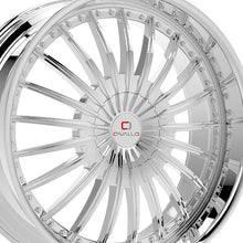 Cavallo CLV-32 Nano Chrome 22X9.5 5x115/5x120 74.1 Hub 15 Offset Chrome Wheel Rim