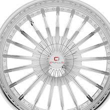 Cavallo CLV-32 Nano Chrome 22X8.5 5x112/5x114.3 74.1 Hub 38 Offset Chrome Wheel Rim