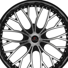 Cavallo CLV-33 Gloss Black & Machined 22X9.5 5x115/5x120 74.1 Hub 15 Offset Black Wheel Rim