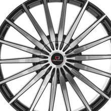 Cavallo CLV-34 Gloss Black & Machined 26X9.5 Blank 78.1 Hub 18 Offset Black Wheel Rim