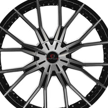 Cavallo CLV-36 Gloss Black & Machined 22X9.5 5x115/5x120 74.1 Hub 15 Offset Black Wheel Rim