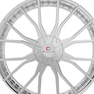 Cavallo CLV-36 Nano Chrome 22X8.5 5x114.3/5x120 74.1 Hub 38 Offset Chrome Wheel Rim