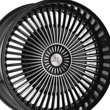 Cavallo CLV-41 Gloss Black & Machined 18X8 5x112/5x114.3 74.1 Hub 35 Offset Black Wheel Rim