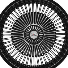 Cavallo CLV-41 Gloss Black & Machined 22X9.5 5x115/5x120 74.1 Hub 15 Offset Black Wheel Rim