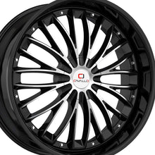 Cavallo CLV-42 Gloss Black & Machined 20X8.5 5x114.3/5x120 74.1 Hub 35 Offset Black Wheel Rim