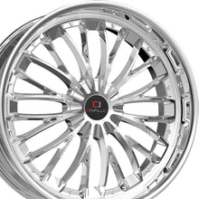 Cavallo CLV-42 Nano Chrome 22X9.5 5x115/5x120 74.1 Hub 15 Offset Chrome Wheel Rim