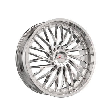 Cavallo CLV-43 Nano Chrome 22X9.5 5x115/5x120 74.1 Hub 15 Offset Chrome Wheel Rim