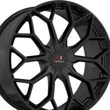 Cavallo CLV-44 Gloss Black 22X8.5 5x114.3/5x120 74.1 Hub 38 Offset Black Wheel Rim