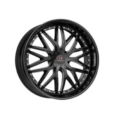Cavallo CLV-46 Gloss Black 18X8 4x100/4x114.3 74.1 Hub 35 Offset Black Wheel Rim