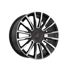Cavallo CLV-47 Gloss Black & Machined 22X8.5 5x112/5x114.3 74.1 Hub 38 Offset Black Wheel Rim