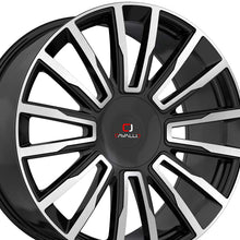 Cavallo CLV-47 Gloss Black & Machined 26X9.5 Blank 78.1 Hub 18 Offset Black Wheel Rim