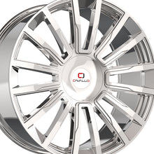 Cavallo CLV-47 Nano Chrome 24X9 5x115/5x120 78.1 Hub 34 Offset Chrome Wheel Rim