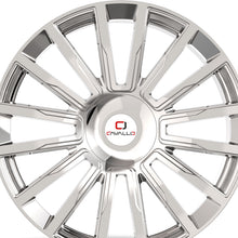 Cavallo CLV-47 Nano Chrome 22X9.5 Blank 78.1 Hub 15 Offset Chrome Wheel Rim