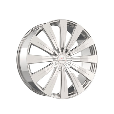 Cavallo CLV-49 Nano Chrome 24X9 5x115/5x139.7 78.1 Hub 18 Offset Chrome Wheel Rim