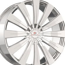 Cavallo CLV-49 Nano Chrome 22X8.5 5x112/5x114.3 74.1 Hub 38 Offset Chrome Wheel Rim