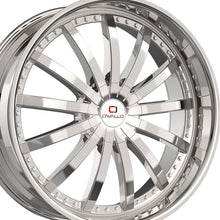 Cavallo CLV-53 Nano Chrome 22X9.5 Blank 78.1 Hub 15 Offset Chrome Wheel Rim