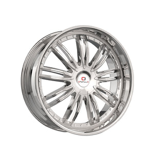 Cavallo CLV-54 Nano Chrome 22X9.5 5x115/5x120 74.1 Hub 15 Offset Chrome Wheel Rim
