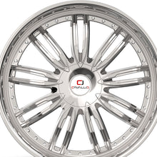 Cavallo CLV-54 Nano Chrome 22X9.5 Blank 78.1 Hub 15 Offset Chrome Wheel Rim