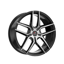 Cavallo CLV-55 Gloss Black & Machined 22X9.5 5x115/5x120 74.1 Hub 15 Offset Black Wheel Rim