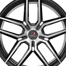 Cavallo CLV-55 Gloss Black & Machined 22X8.5 5x114.3/5x120 74.1 Hub 38 Offset Black Wheel Rim