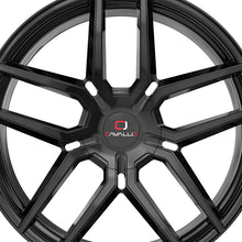 Cavallo CLV-55 Gloss Black 18X8 4x100/4x114.3 74.1 Hub 35 Offset Black Wheel Rim
