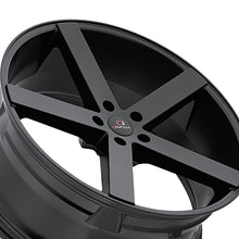 Cavallo CLV-5 Gloss Black 24X10 Blank 74.1 Hub 20 Offset Black Wheel Rim