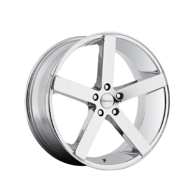 Cavallo CLV-5 Nano Chrome 20X8.5 Blank 74.1 Hub 35 Offset Chrome Wheel Rim