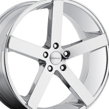 Cavallo CLV-5 Nano Chrome 24X9 5x115 74.1 Hub 15 Offset Chrome Wheel Rim
