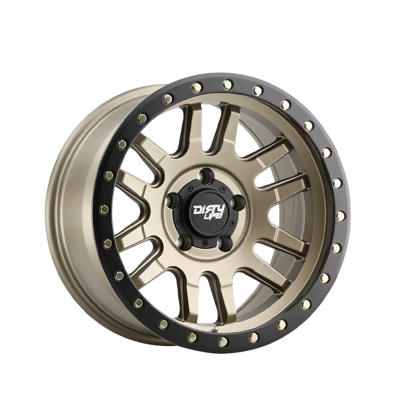 DIRTY LIFE CANYON PRO 17X9 6-139.7 106 Hub -12 Offset Black Wheel Rim