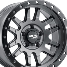 DIRTY LIFE CANYON PRO 17X9 6x139.7 106 Hub 0 Offset Satin Graphite/Black Lip Wheel Rim