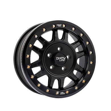 DIRTY LIFE CANYON PRO SXS 15X7 5-114.3 77 Hub 38 Offset Black Wheel Rim