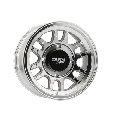 DIRTY LIFE CANYON SPORT SXS 14X7 4-137 106.25 Hub 13 Offset Silver Wheel Rim