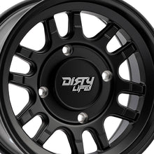 DIRTY LIFE CANYON SPORT SXS 14X7 4-137 106.25 Hub 13 Offset Black Wheel Rim