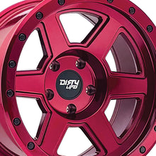 DIRTY LIFE COMPOUND 17X9 6-135 87.1 Hub -12 Offset Red Wheel Rim