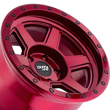 DIRTY LIFE COMPOUND 17X9 6-139.7 106 Hub -12 Offset Red Wheel Rim
