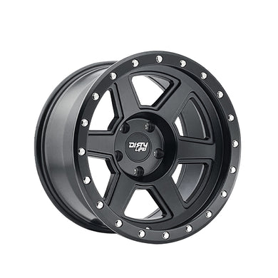 DIRTY LIFE COMPOUND 18X9 6-135 87.1 Hub -12 Offset Black Wheel Rim