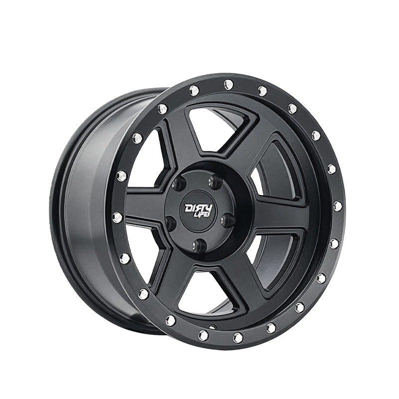 DIRTY LIFE COMPOUND 20X10 8-170 125.2 Hub -25 Offset Black Wheel Rim