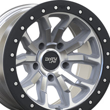 DIRTY LIFE DT-1 17X9 5-127 78.1 Hub -12 Offset Silver Wheel Rim