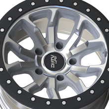 DIRTY LIFE DT-1 17X9 5-127 78.1 Hub -12 Offset Silver Wheel Rim