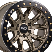 DIRTY LIFE DT-1 17X9 5-127 78.1 Hub -12 Offset Bronze Wheel Rim