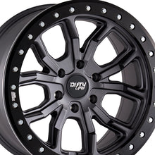 DIRTY LIFE DT-1 17X9 5-114.3 72.6 Hub -12 Offset Black Wheel Rim