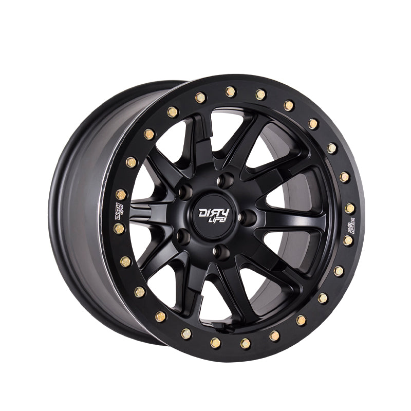 DIRTY LIFE DT-2 20X9 5-139.7 87.1 Hub 12 Offset Black Wheel Rim